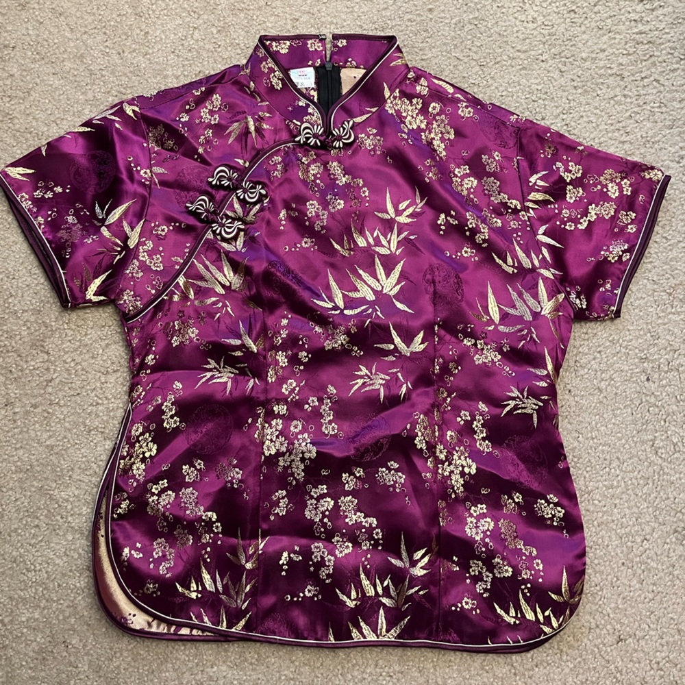 Classic Asian Traditional Top And Bottom Set